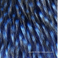 China Supply High Quality Customized Wholesale Jacquard Royal Blue Luxury Faux Racoon Fur